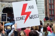 Protest pod hasłem Ani jednej więcej w Gdańsku