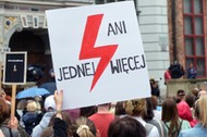 Protest pod hasłem Ani jednej więcej w Gdańsku