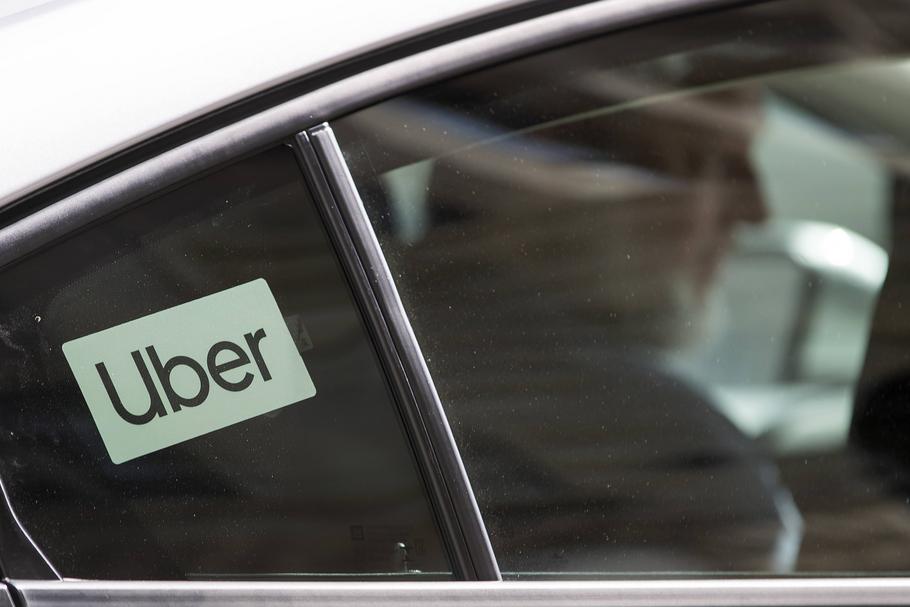 Samochód wykonujący przewóz osób z wykorzystaniem aplikacji Uber w Waszyngtonie
