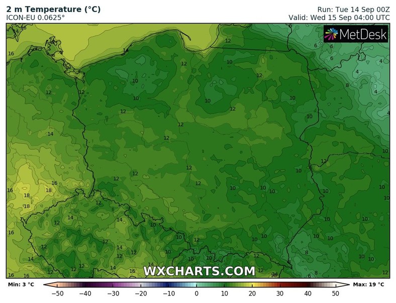 Noc zapowiada się umiarkowanie ciepło