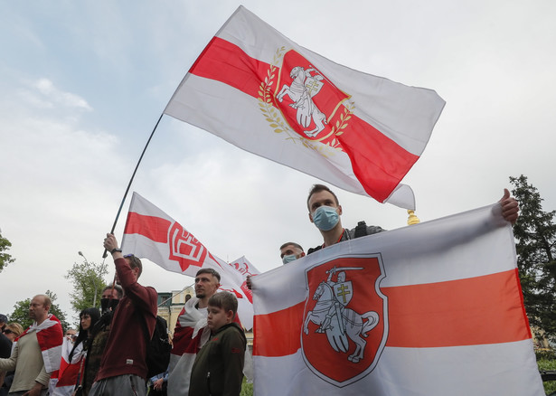 Protesty Białorusinów po zatrzymaniu opozycjonisty