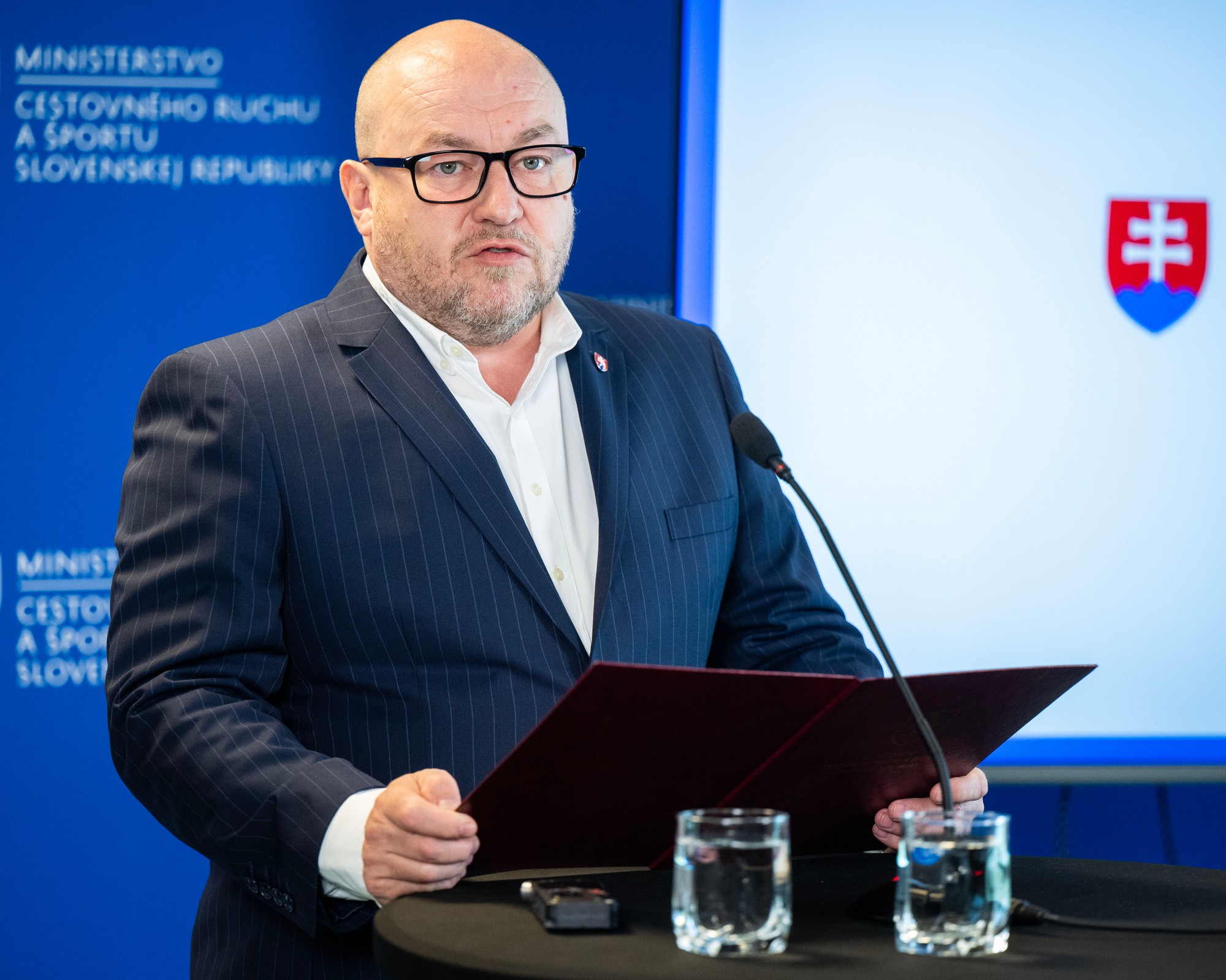 Minister cestovného ruchu a športu SR Rudolf Huliak.