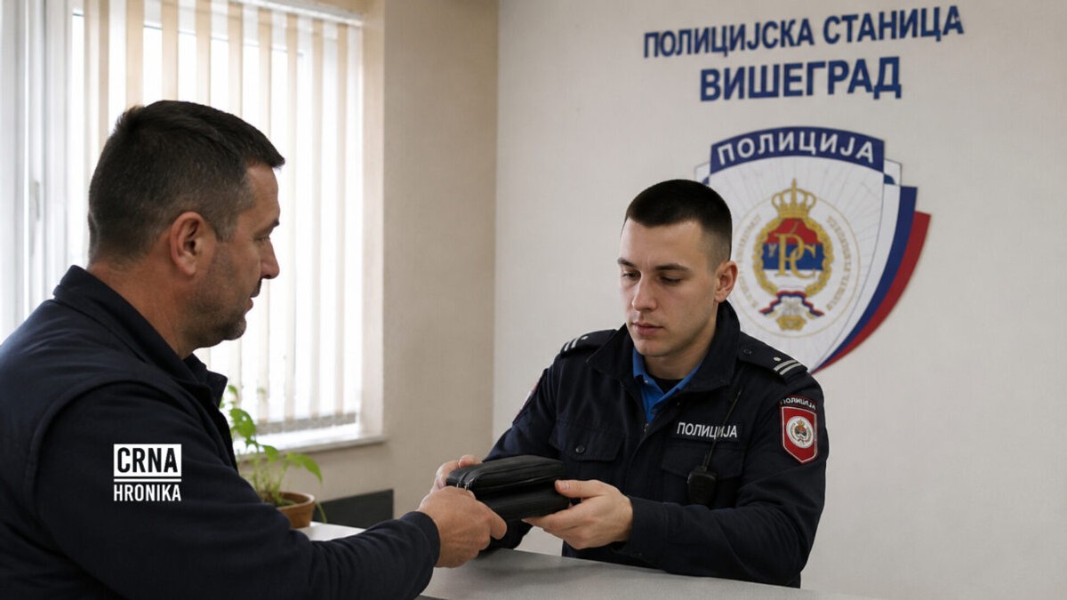Pošteni Višegrađanin pronašao torbicu sa novcem i dokumentima i vratio je vlasniku