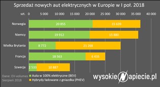 Po Europie jeździ już ponad milion aut elektrycznych