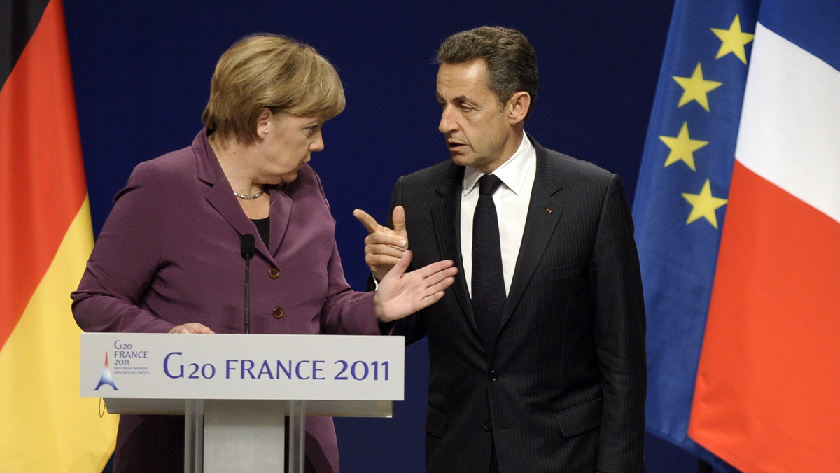 Prezydent Francji Nicolas Sarkozy i kanclerz Niemiec Angela Merkel zagrozili w środę w Cannes Grecji, że nie otrzyma ona kolejnej transzy pomocy, jeśli nie wyjaśni, czy chce pozostać w strefie euro.