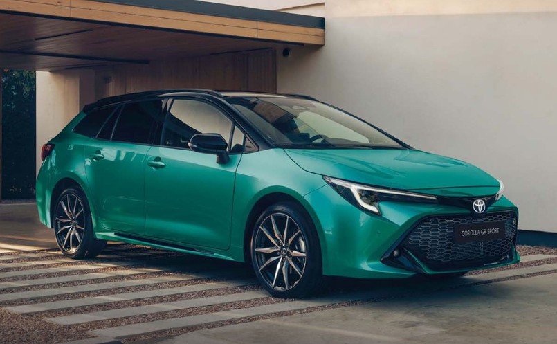 Toyota Corolla 2024 w kolorze Super Green