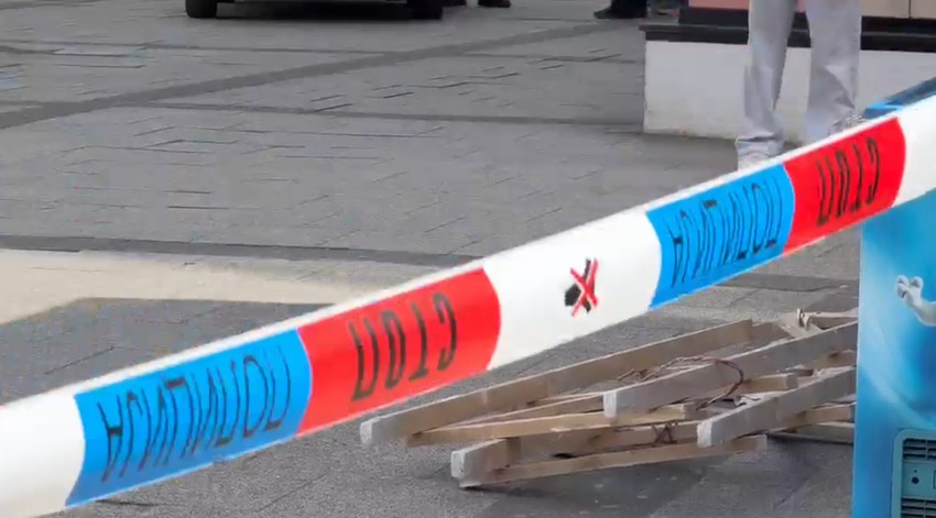 Pala skela u Novom Sadu