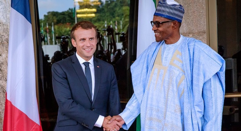 President-Macron-and-President-Buhari