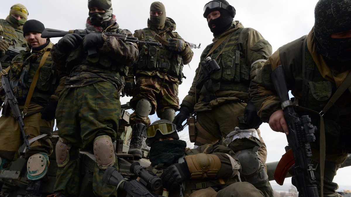 Armed pro-Russian rebels