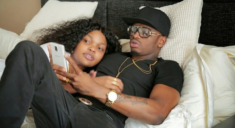 Diamond Platnumz and Wema Sepetu