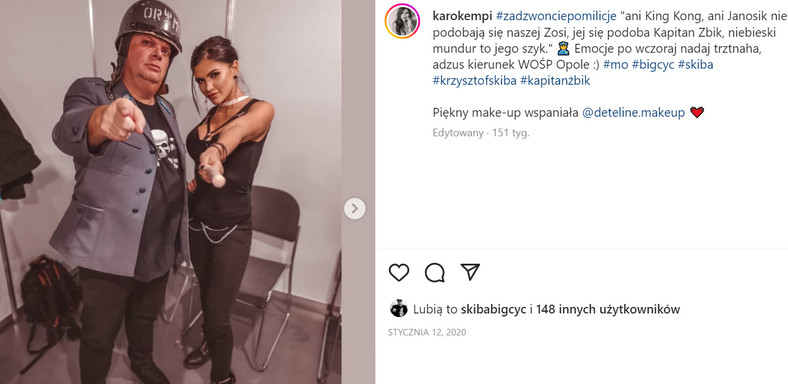 Karolina Kempińska na Instagramie