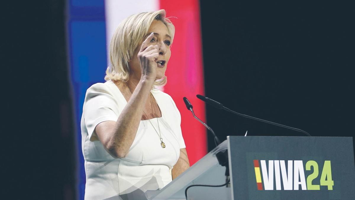 Liderka francuskiego Zjednoczenia Narodowego Marine Le Pen