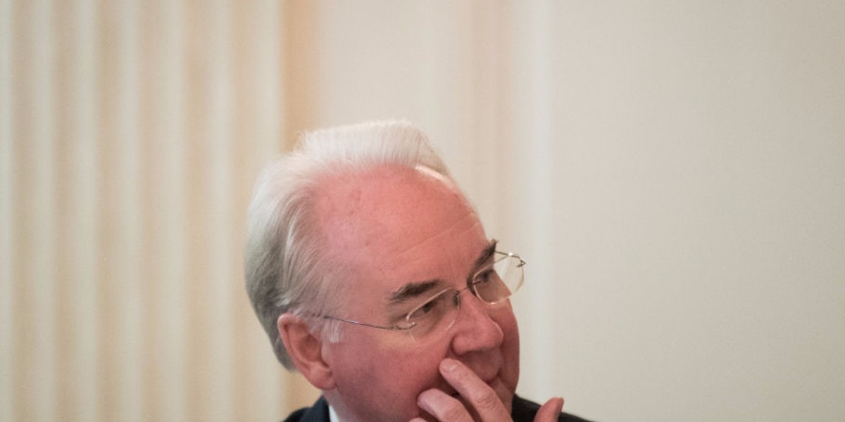 The cost of Tom Price's air travel tops $1 million