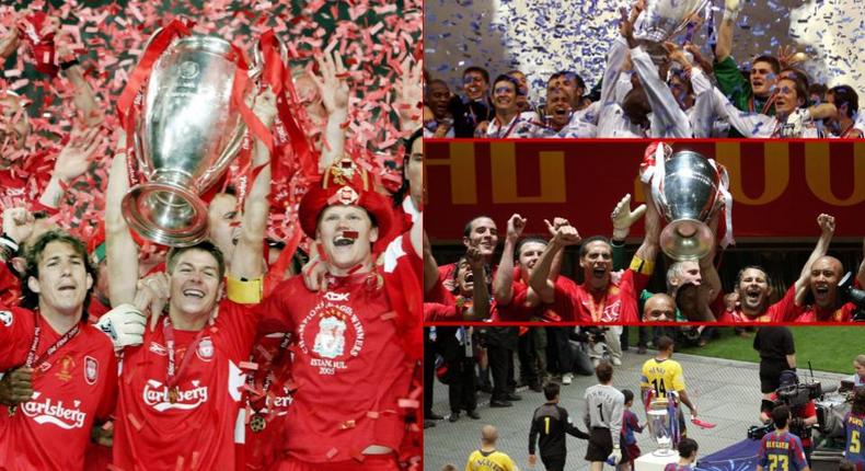 Top five UCL finals of all time