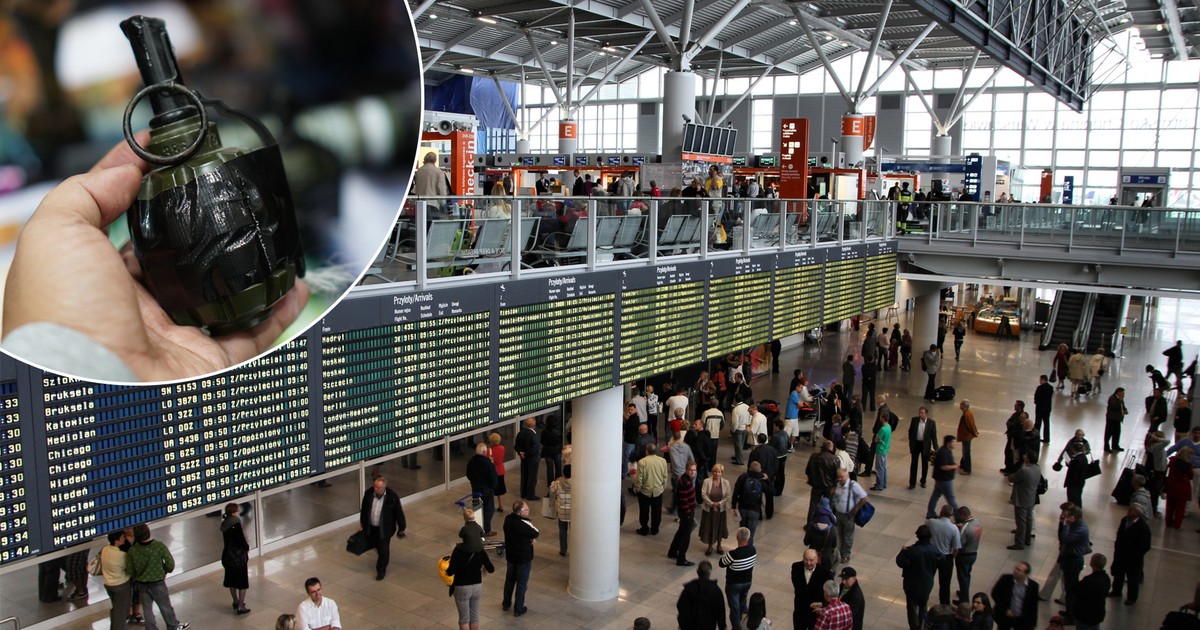 "Mam granat". Chwile grozy na Lotnisku Chopina