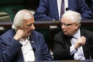 Ryszard Terlecki i Jarosław Kaczyński