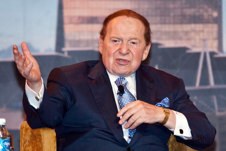 <b>12. Sheldon Adelson</b> z majątkiem szacowanym na <b>20,5 mln dol</b>