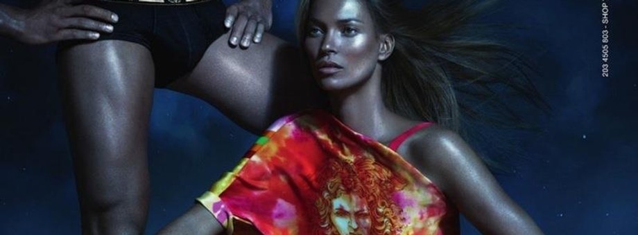 Kate Moss w kampanii Versace