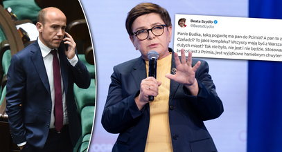 Ostre słowa Szydło o "haniebnym chwycie" Budki. "A pan to zdaje się z Czeladzi?"