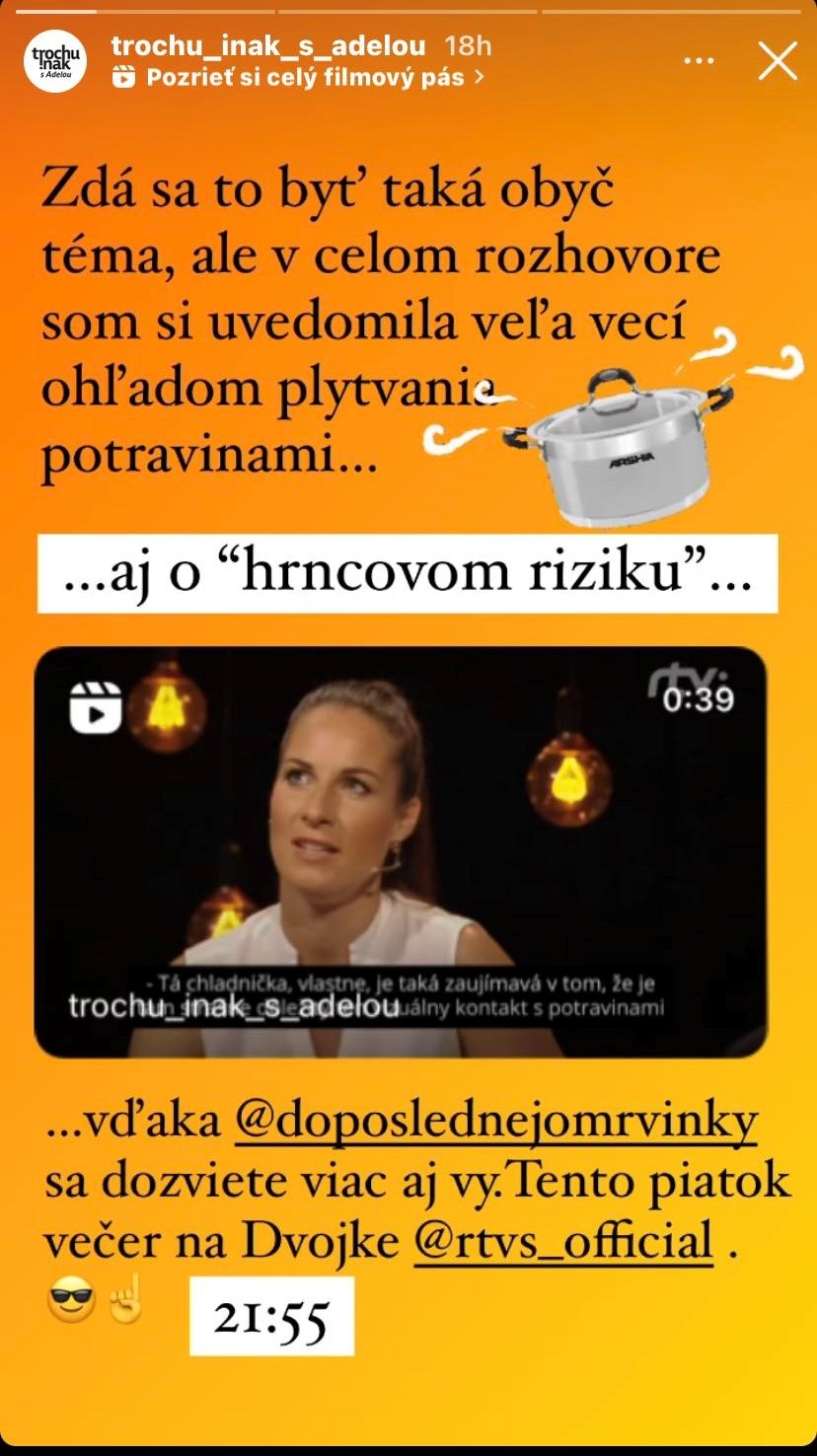 Adela sa tentoraz rozprávala na tému plytvania.