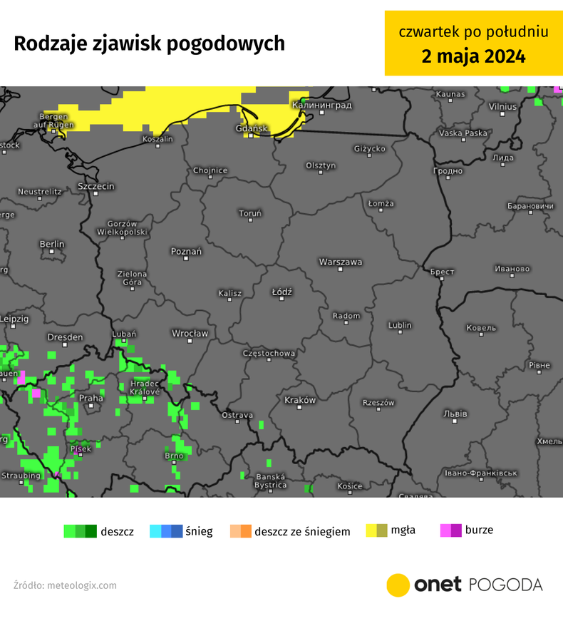 Wysokiej temperaturze towarzyszyć ma całkiem przyjemna pogoda, na ogół bez opadów