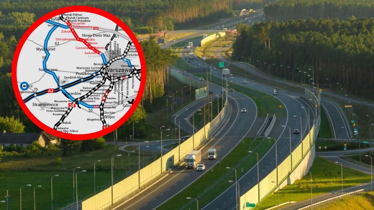 Plany budowy dużej obwodnicy Warszawy