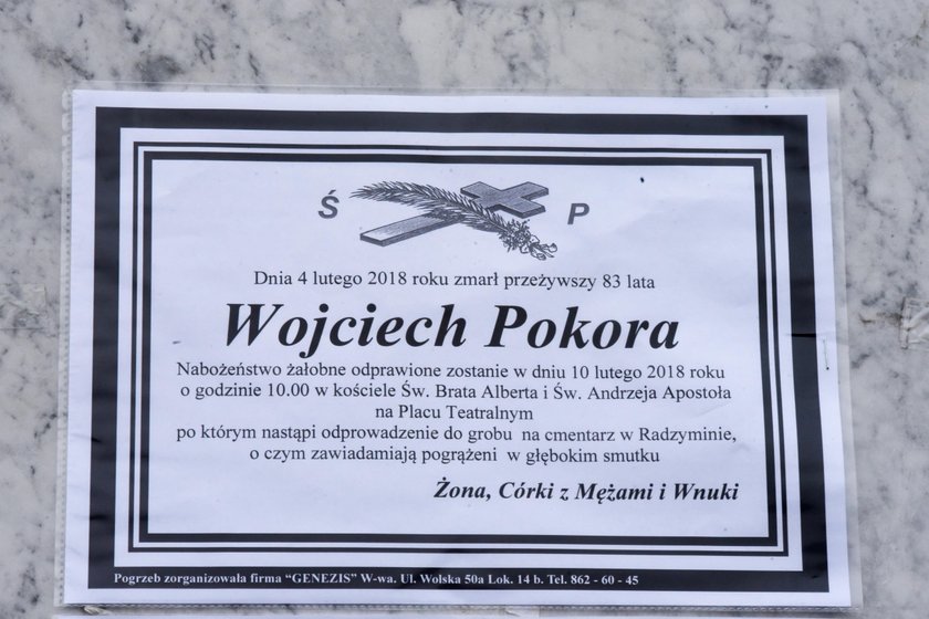 Pogrzeb Wojciecha Pokory