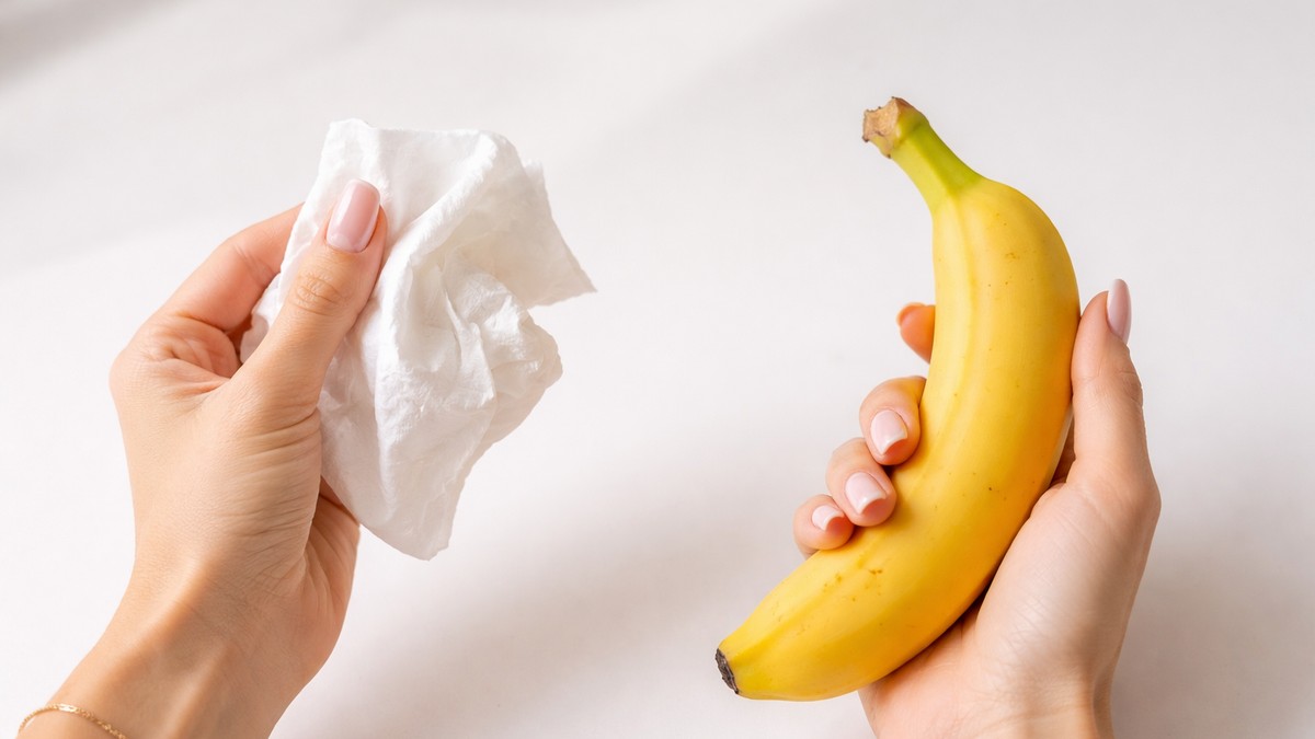 Obmotajte bananu salvetom i gledajte čudo: Testirala sam hit trik i evo šta se desilo / ILUSTRACIJA