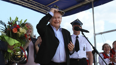 Jarosław Kaczyński odwiedził Zbuczyn. Zabawna sytuacja z udziałem prezesa PiS