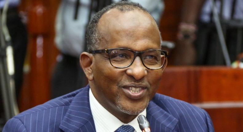 Aden Duale appears before the National Assembly Committee of Appointments on Monday, October 17, 2022.