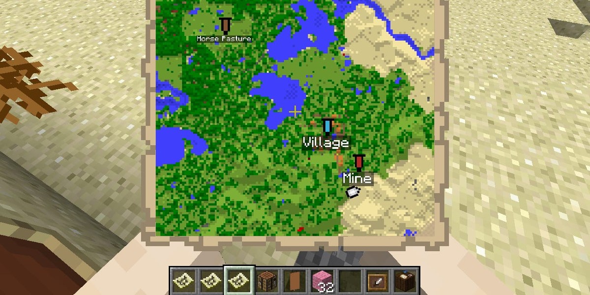 How to make a map in 'Minecraft' to keep track of your location and