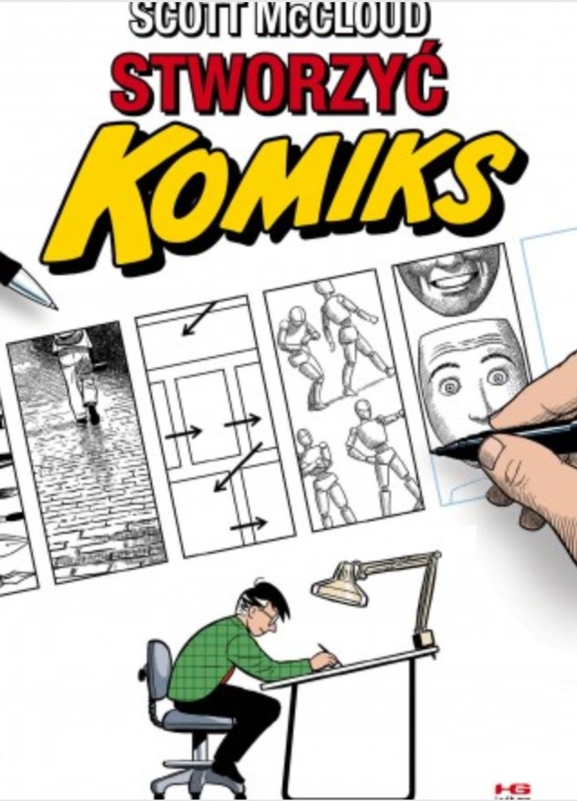 "Stworzyć komiks". Niesamowity kadr z tej książki. A to tylko jedna dwie strony z 264!