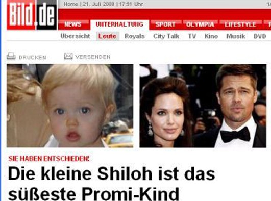 Shiloh Jolie - Pitt najsłodszym dzieckiem