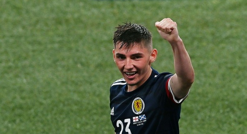 Scotland midfielder Billy Gilmour has tested positive for coronavirus and will miss Tuesday's vital Euro 2020 clash with Croatia Creator: FACUNDO ARRIZABALAGA