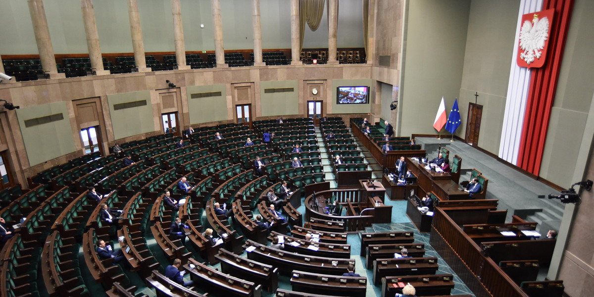 Sejm głosował nad projektem tzw. tarczy antykryzysowej