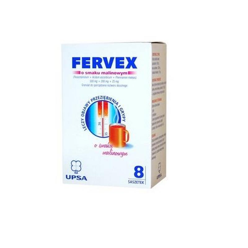 Fervex - skład, wskazania, dawkowanie, przeciwwskazania, działania  niepożądane