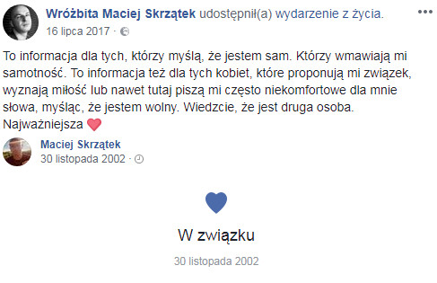 Maciej Skrzątek na Facebooku