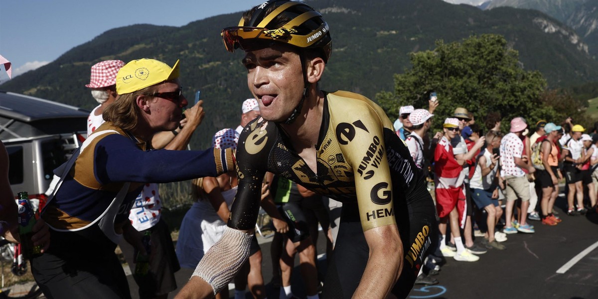 Olbrzymia kraksa na trasie Tour de France.