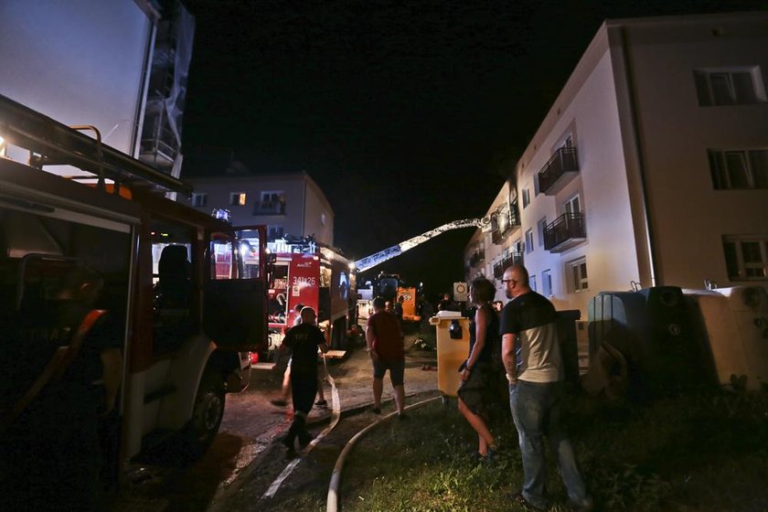 Uciekła przed pożarem na balkon. „Prawie spłonęła żywcem”