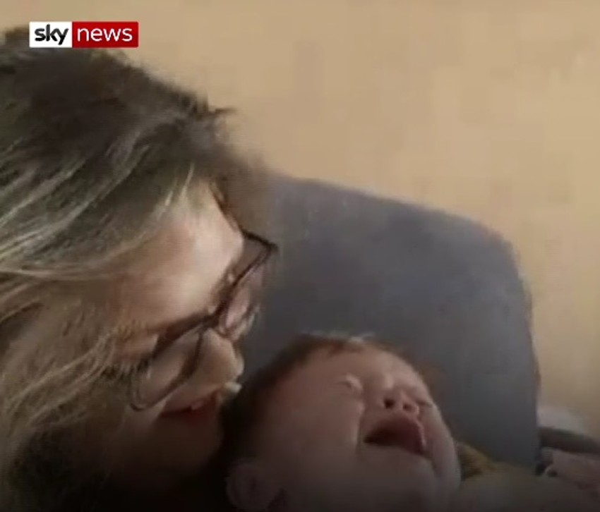 Bebi je virus dijagnostikovan na osnovu simptoma