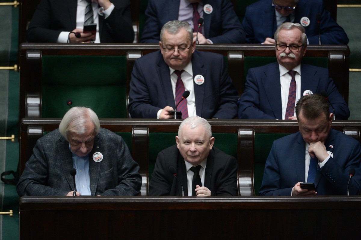 Ryszard Terlecki, Jarosław Kaczyński, Mariusz Błaszczak