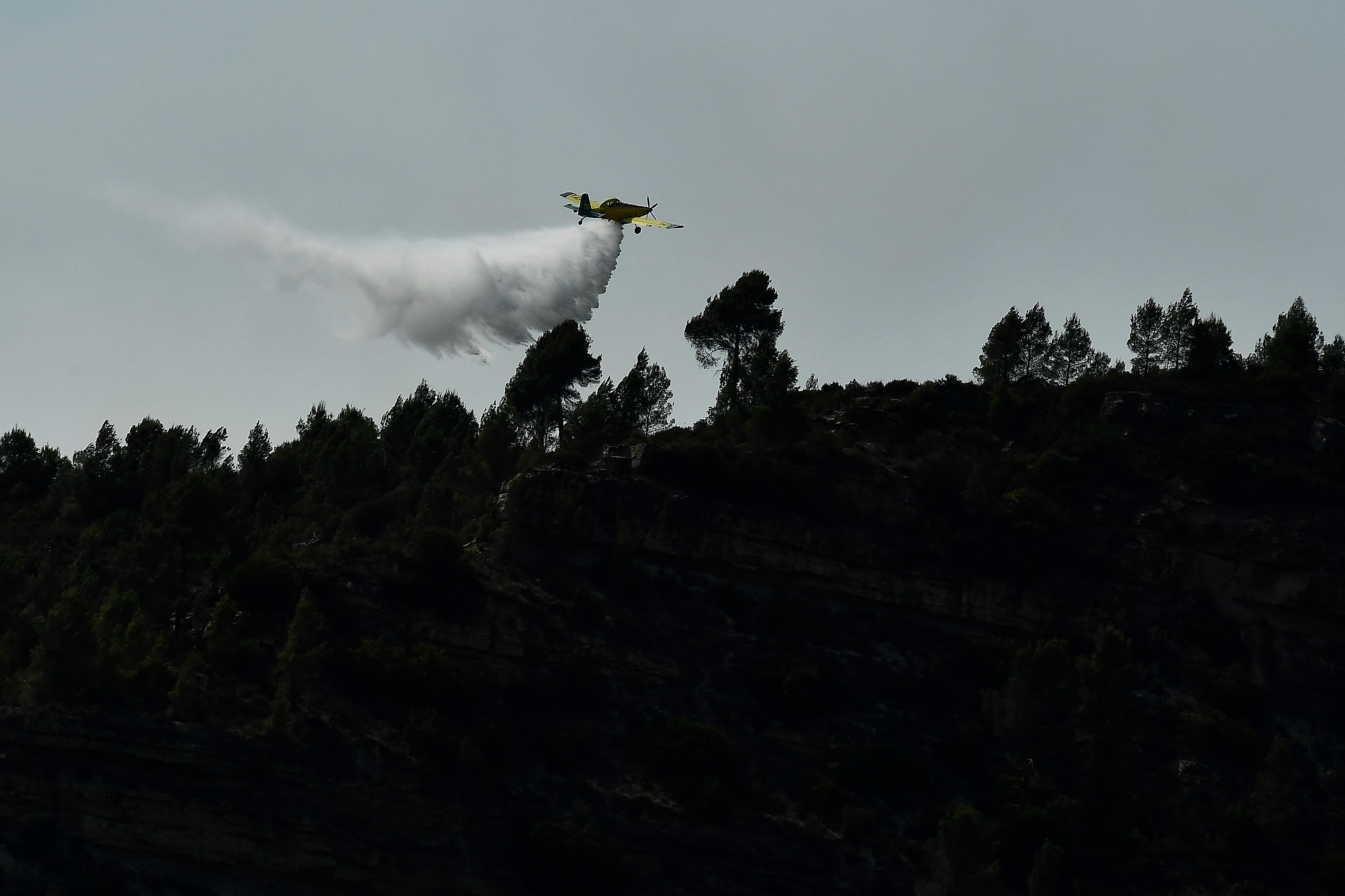 Incendio Paüls: Viento reaviva fuego y obliga confinamiento