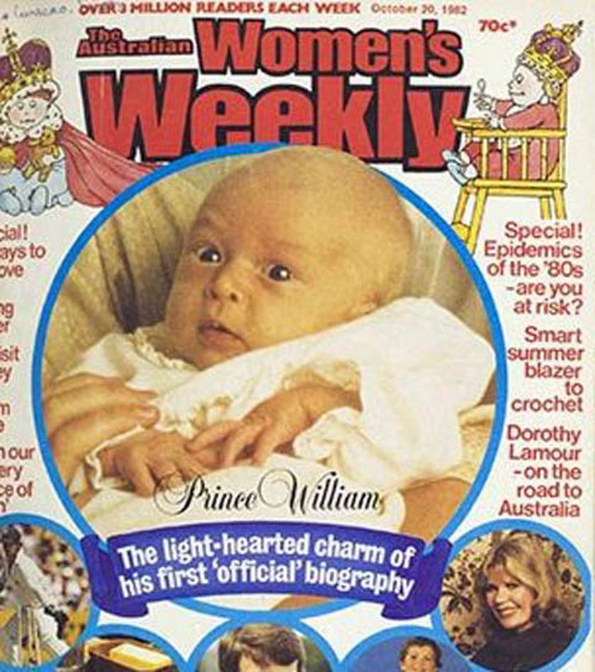 Okładka "Women's Weekly" z księciem Williamem