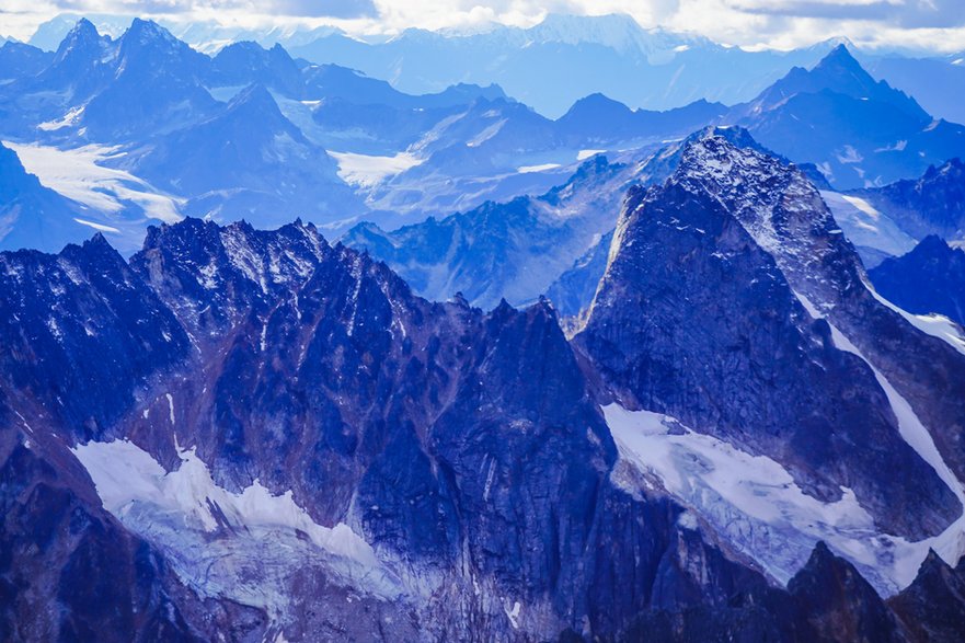 Widoki podczas lotu z Talkeetna