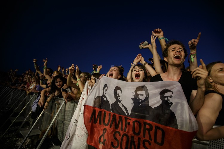 Open'er 2015 na najlepszych zdjęciach: Polscy fani Mumford and Sons