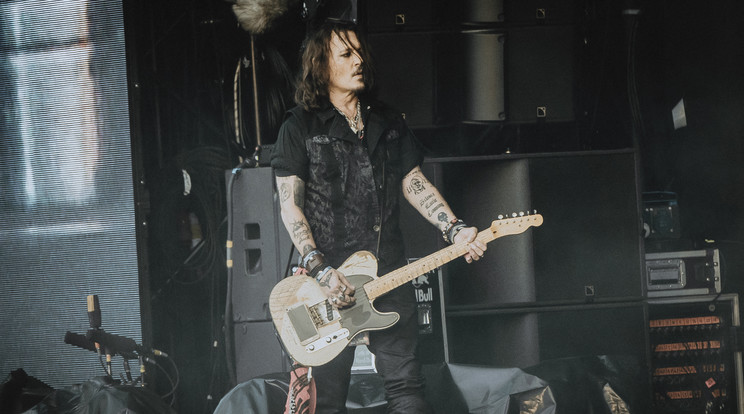 Johnny Depp rosszulléte miatt maradt el a Hollywood Vampires koncertje / fotó: Northfoto