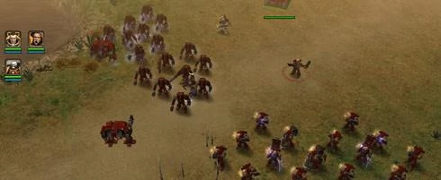 Screen z gry "Warhammer 40k: Dawn of War - Dark Crusade"