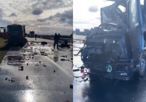 nesreća na autoputu NS