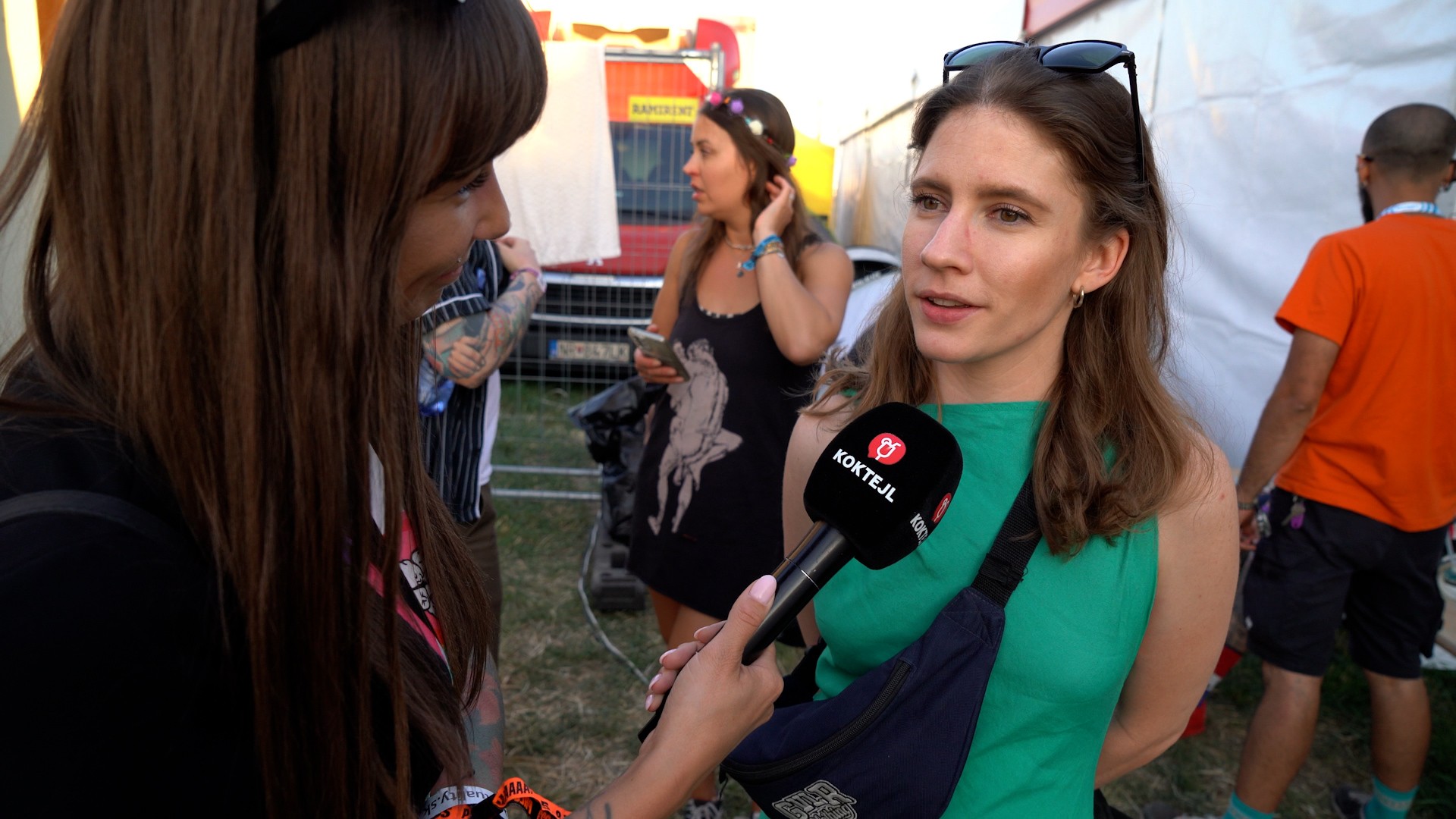 Jana Kovalčíková na festivale Pohoda.