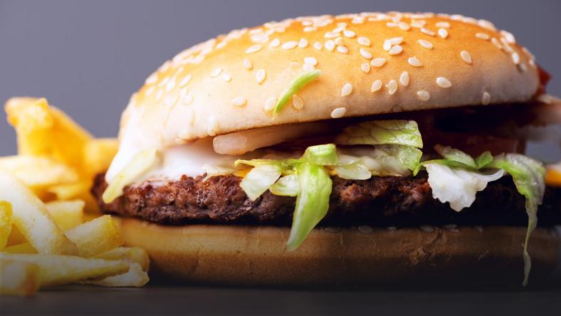 fast food, hamburger